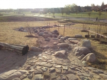 Wassergraben Bachlauf Natur-Generationen-Spielplatz Witternförden 